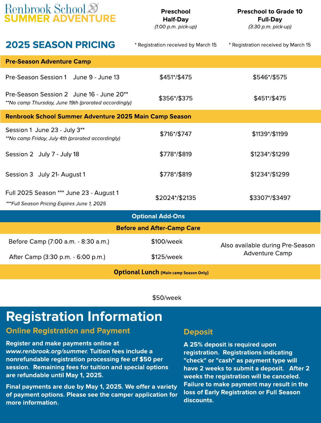 2025 Dates & Rates Web version