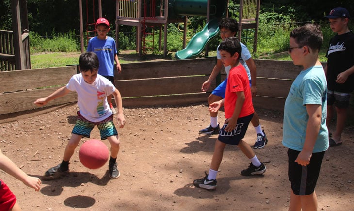 boys playing in Gaga Pt